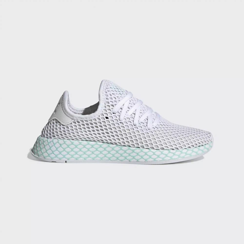 Adidas Deerupt Runner Tenis Blancos Para Mujer (MX-32299)